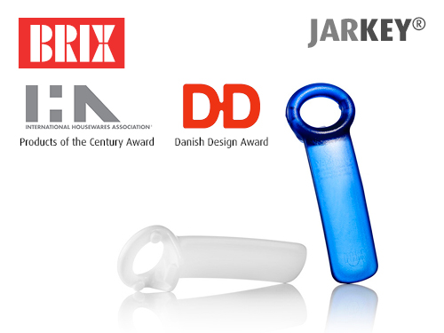 Brix Original Easy Jar Key Opener, Great for Kids and Arthritis and Carpal Tunnel Sufferers, Frosted Blue