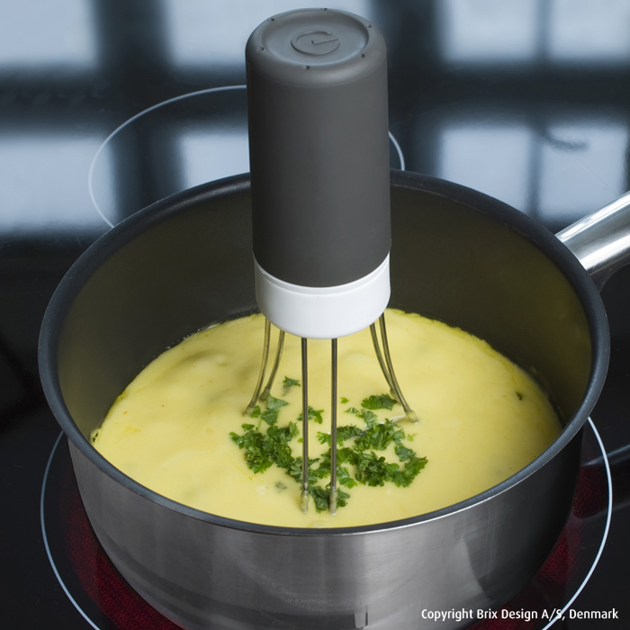 3-speed Automatic Hands-Free Pot Stirrer for kitchen cooking.