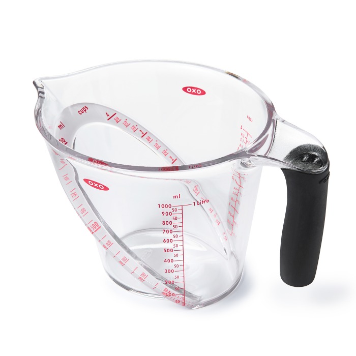 The best measuring cup is OXO Good Grips Angled Measuring Cup
